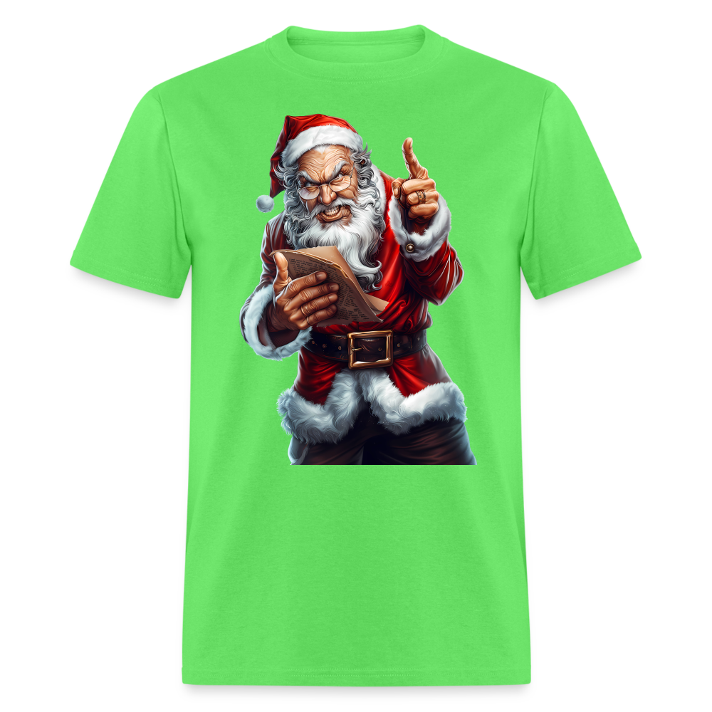Bad Santa Naughty List Unisex Classic T-Shirt - kiwi