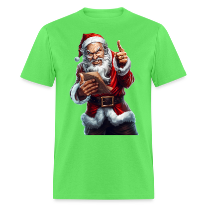 Bad Santa Naughty List Unisex Classic T-Shirt - kiwi