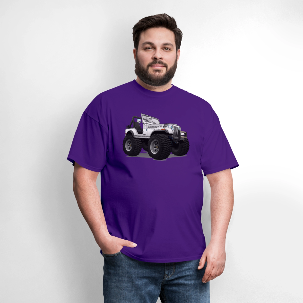 Jeep Renegade CJ Unisex Classic T-Shirt - purple
