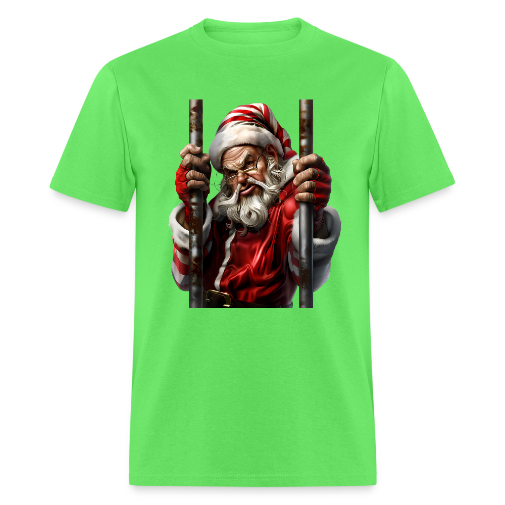 Bad Santa in Jail (Design G) Unisex Classic T-Shirt - kiwi