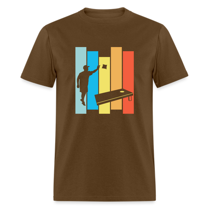 Cornhole Unisex Classic T-Shirt - brown
