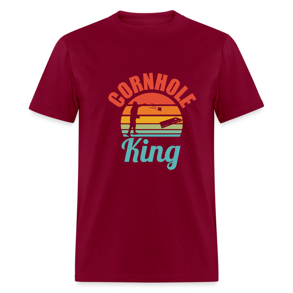 Cornhole King Unisex Classic T-Shirt - burgundy