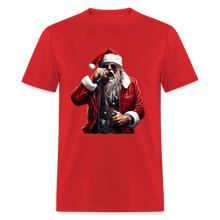 Santa Claus Singing Unisex Classic T-Shirt - red