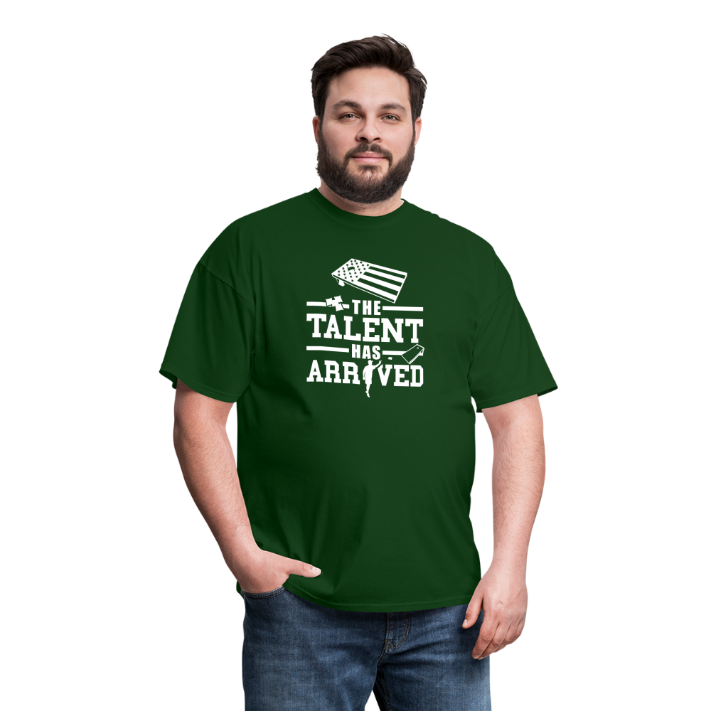 The Talent Has Arrived Cornhole Unisex Classic T-Shirt - forest green