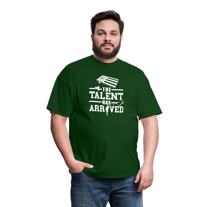 The Talent Has Arrived Cornhole Unisex Classic T-Shirt - forest green