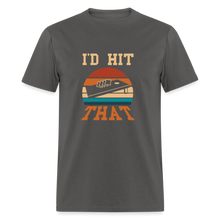 I'd Hit That Cornhole Unisex Classic T-Shirt - charcoal