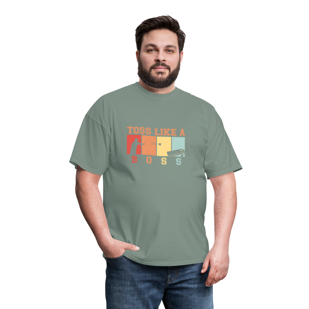 Toss Like a Boss Cornhole Unisex Classic T-Shirt - sage