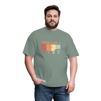 Toss Like a Boss Cornhole Unisex Classic T-Shirt - sage