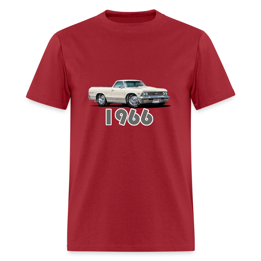 1966 El Camino Men's T-Shirt | GILDAN 5000 - dark red