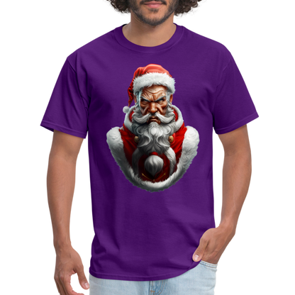 Bad Santa Portrait Unisex Classic T-Shirt - purple
