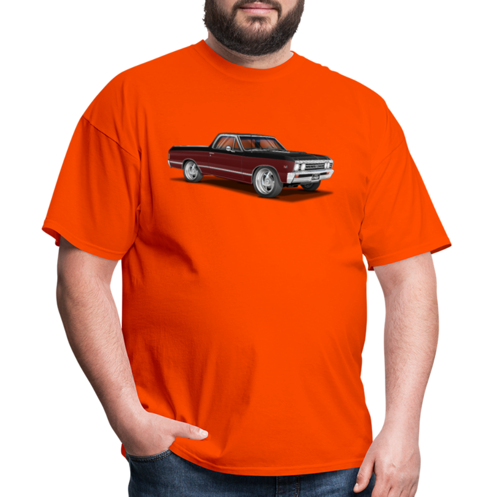 1967 Chevy El Camino Unisex Classic T-Shirt - orange