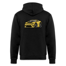 5th Generation Yellow Camaro Champion Unisex Powerblend Hoodie - black