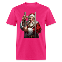 Bad Santa in Jail (Design F) Unisex Classic T-Shirt - fuchsia