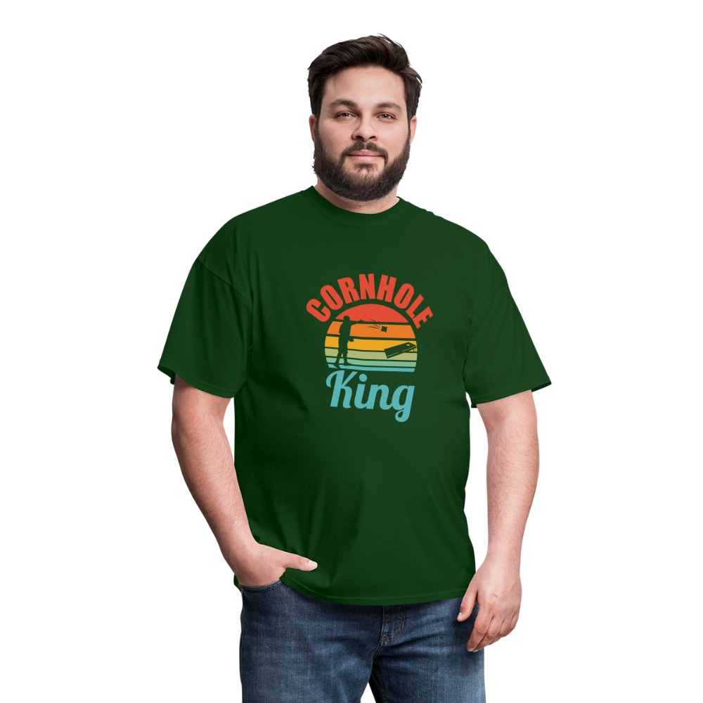 Cornhole King Unisex Classic T-Shirt - forest green