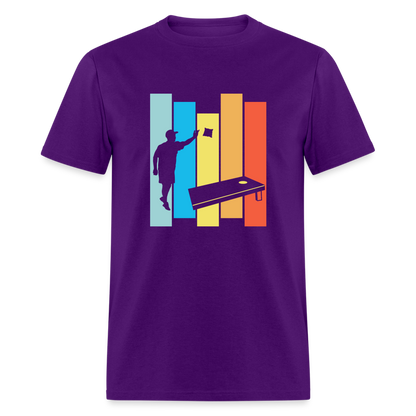 Cornhole Unisex Classic T-Shirt - purple