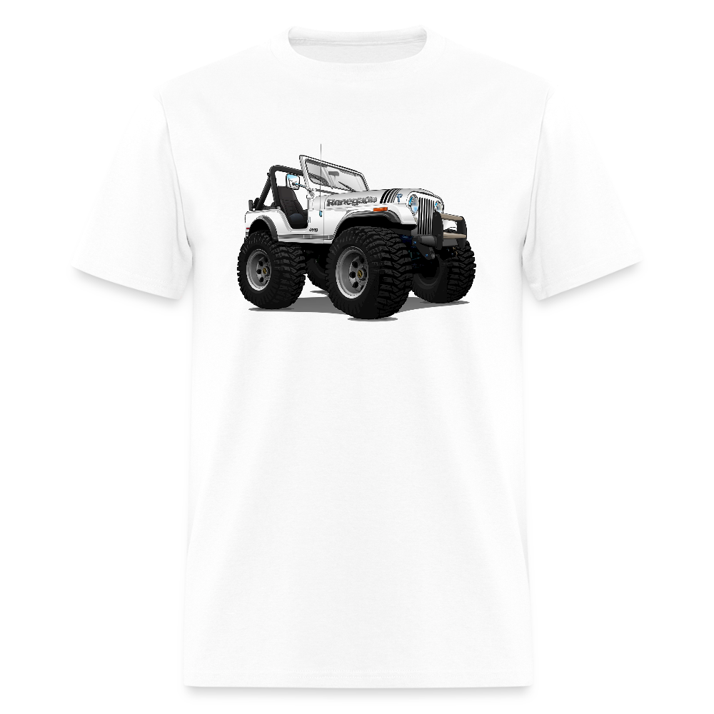 Jeep Renegade CJ Unisex Classic T-Shirt - white