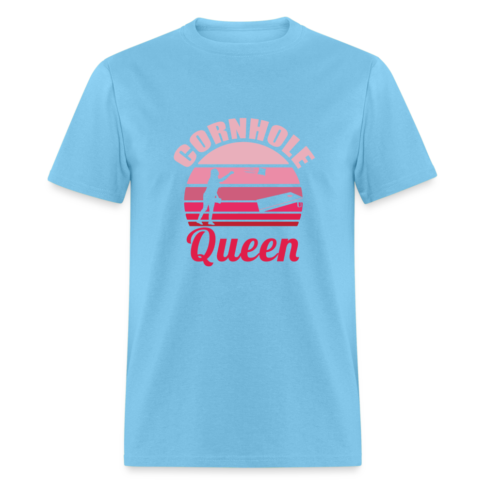 Cornhole Queen Unisex Classic T-Shirt - aquatic blue