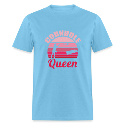 Cornhole Queen Unisex Classic T-Shirt - aquatic blue