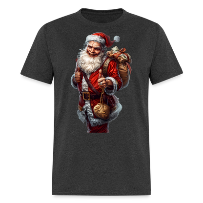 Bank Robber Bad Santa Unisex Classic T-Shirt - heather black