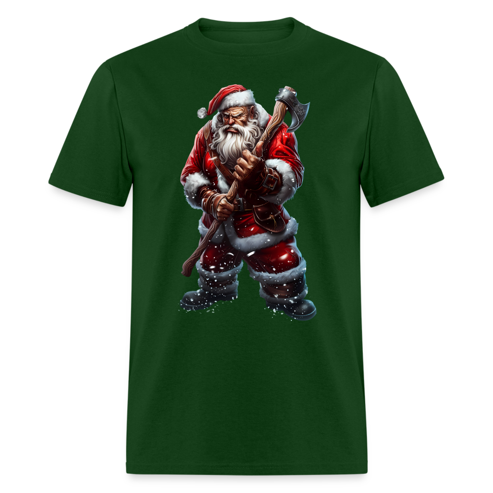 Bad Santa with an Axe Unisex Classic T-Shirt - forest green