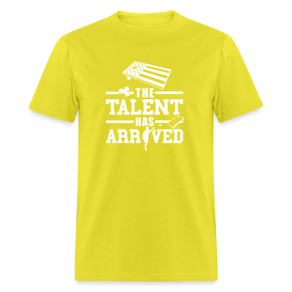 The Talent Has Arrived Cornhole Unisex Classic T-Shirt - yellow