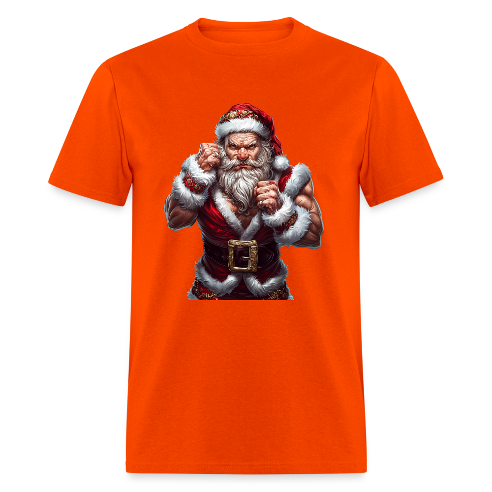Bad Angry Santa (Design E) Unisex Classic T-Shirt - orange