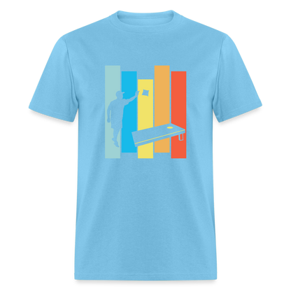 Cornhole Unisex Classic T-Shirt - aquatic blue