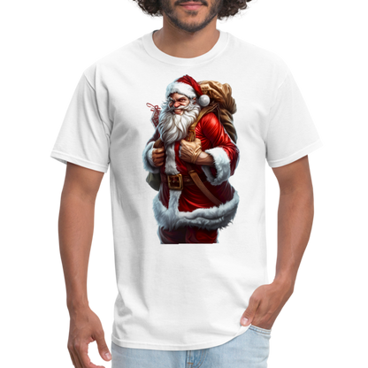Bad Santa Thief Unisex Classic T-Shirt - white