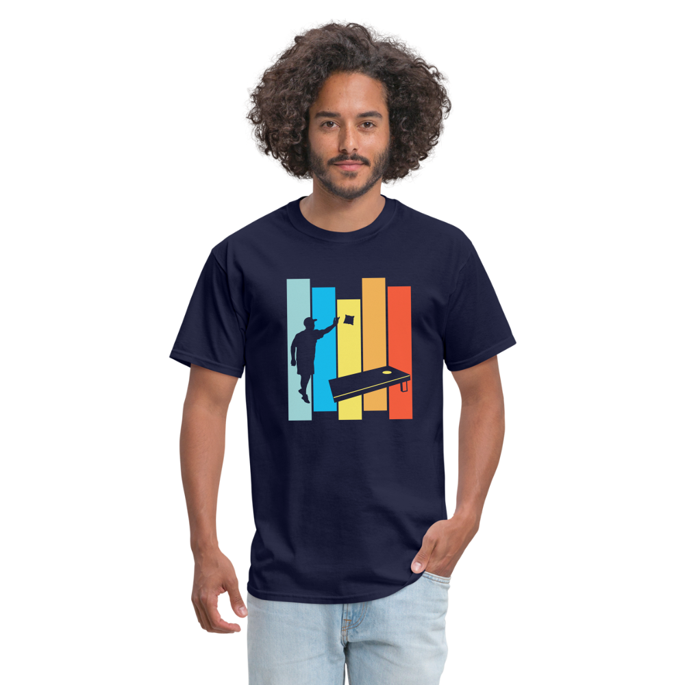 Cornhole Unisex Classic T-Shirt - navy