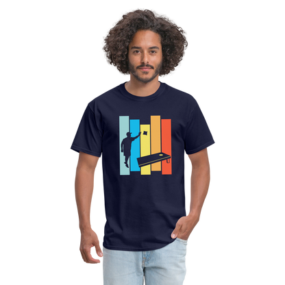 Cornhole Unisex Classic T-Shirt - navy