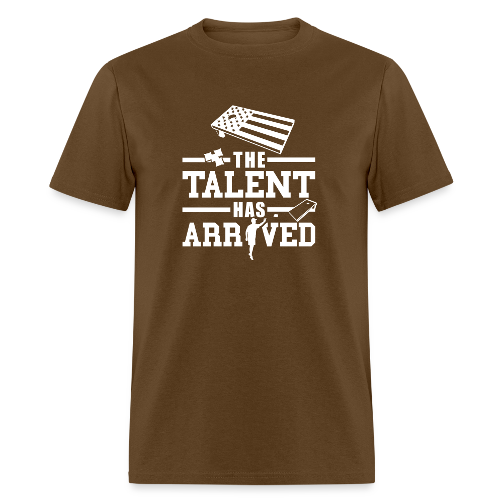 The Talent Has Arrived Cornhole Unisex Classic T-Shirt - brown