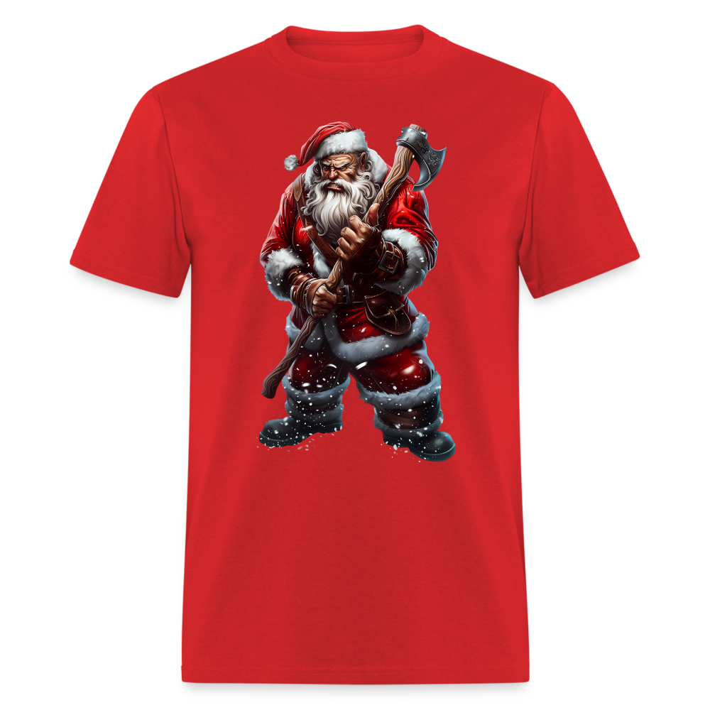 Bad Santa with an Axe Unisex Classic T-Shirt - red