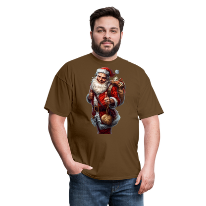 Bank Robber Bad Santa Unisex Classic T-Shirt - brown