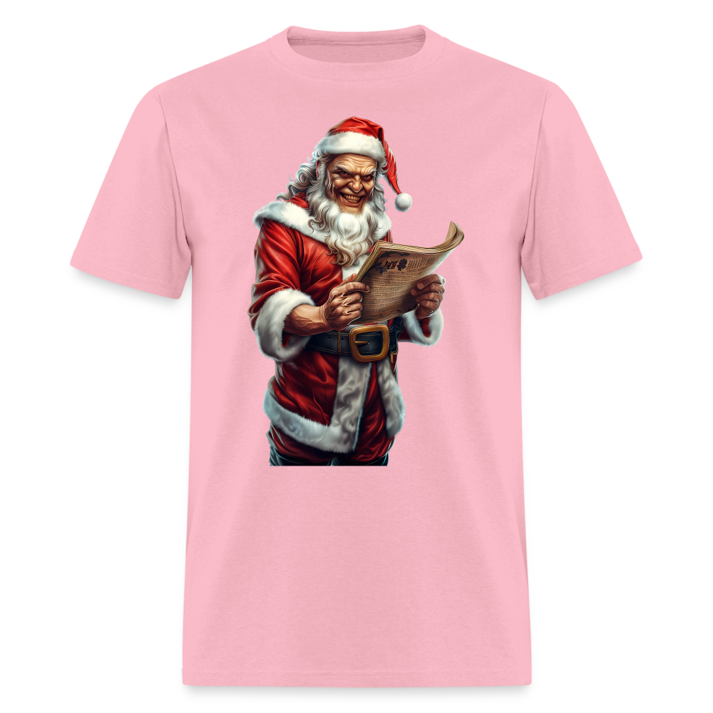 Bad Santa Naughty List Unisex Classic T-Shirt - pink
