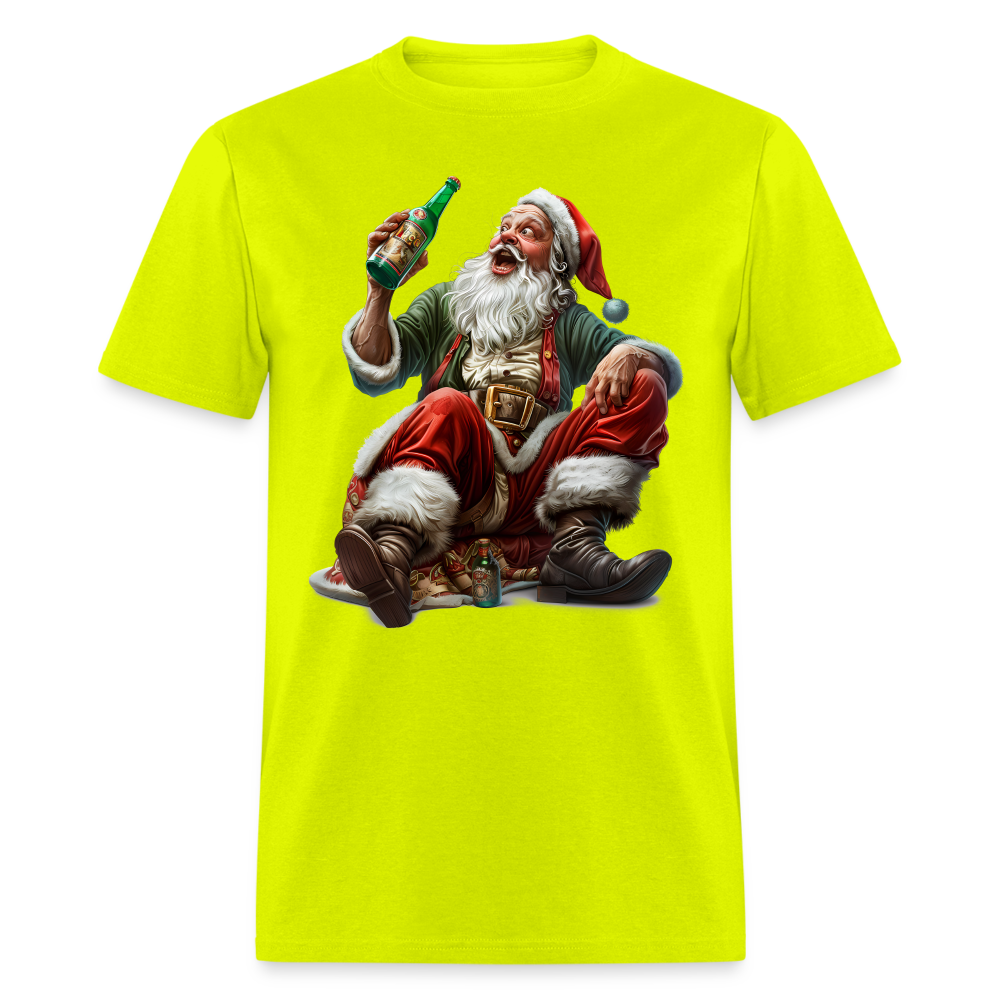 Drunk Bad Santa Unisex Classic T-Shirt - safety green