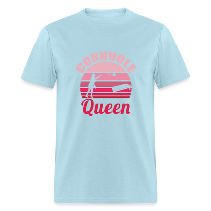 Cornhole Queen Unisex Classic T-Shirt - powder blue