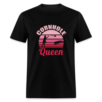 Cornhole Queen Unisex Classic T-Shirt - black