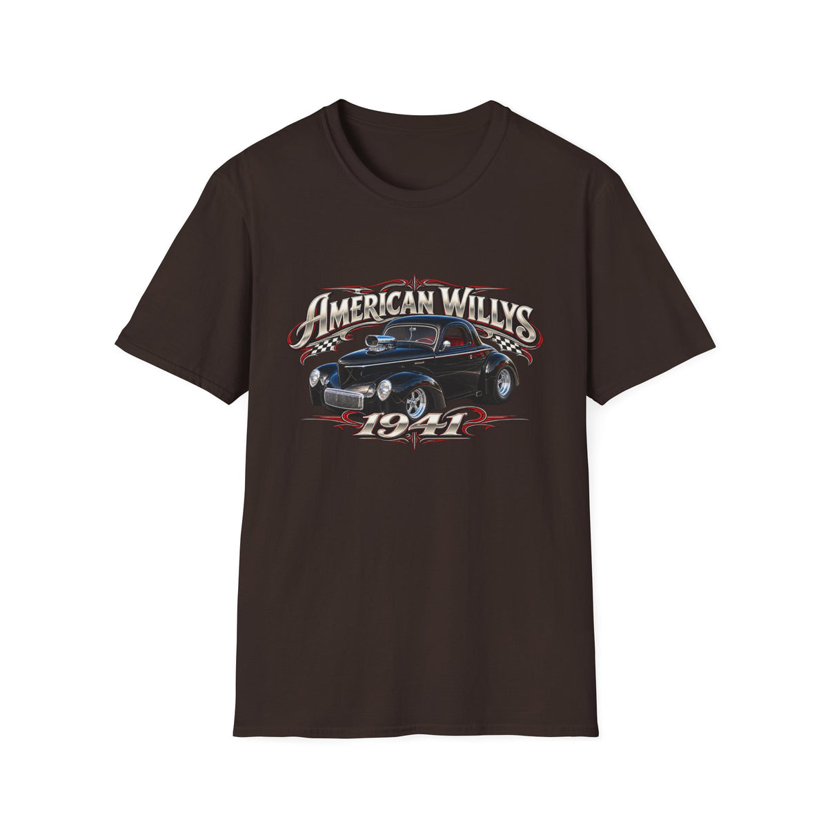 American Willys 1941 Classic Car Graphic T-Shirt