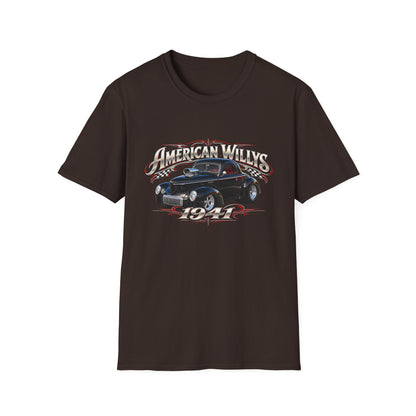 American Willys 1941 Classic Car Graphic T-Shirt