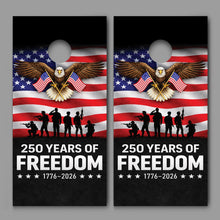 250 Years of Freedom 1776 - 2026 Corn hole Decal Wraps