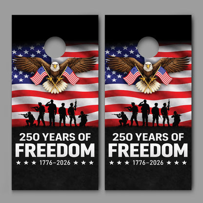 250 Years of Freedom 1776 - 2026 Corn hole Decal Wraps