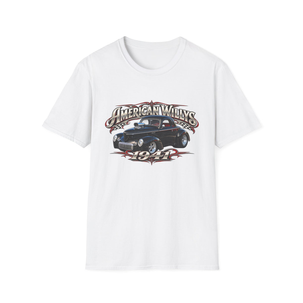 American Willys 1941 Classic Car Graphic T-Shirt