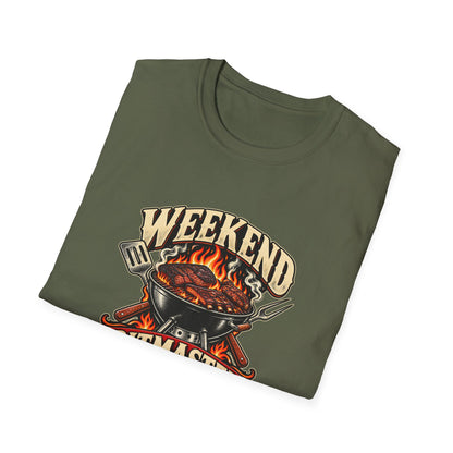Weekend Pitmaster T-Shirt | Vintage Barbecue Grill Graphic Tee