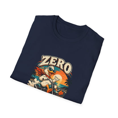 Zero Ducks Given T-Shirt | Funny Duck Motorcycle Tee