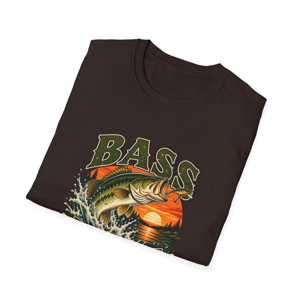 Bass Mode T-Shirt | Vintage Largemouth Bass Fishing Tee
