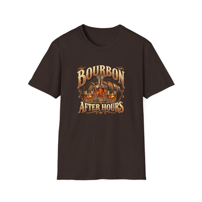 Bourbon After Hours T-Shirt | Vintage Whiskey Lounge Tee