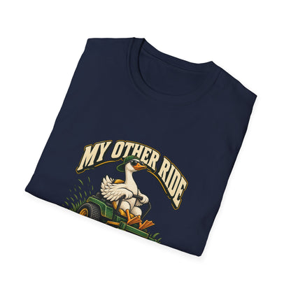My Other Ride Is a Lawn Mower T-Shirt | Funny Goose Tee