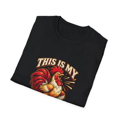 This Is My Outside Voice T-Shirt | Funny Rooster Tee