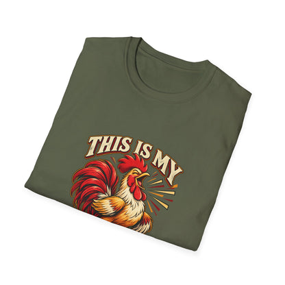 This Is My Outside Voice T-Shirt | Funny Rooster Tee