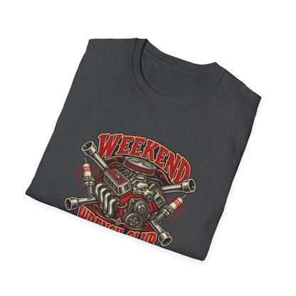 Weekend Wrench Club T-Shirt | Vintage Mechanic Garage Tee
